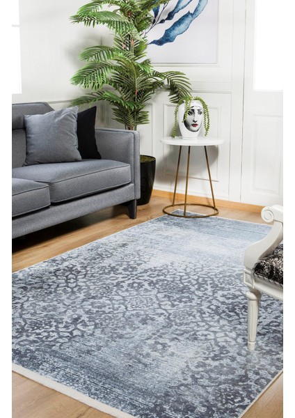 Yegoryevsk Gri Modern Polyester Dijital Baskı Halı