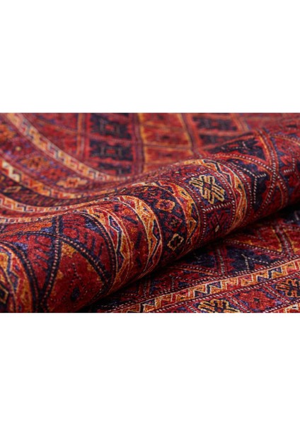 Serov Kırmızı Modern Polyester Dijital Baskı Halı fırsatları