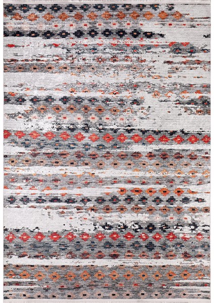 Dolgoprudni Gri Modern Polyester Dijital Baskı Halı
