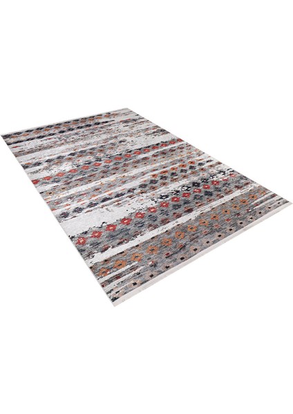 Dolgoprudni Gri Modern Polyester Dijital Baskı Halı