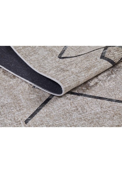 Usolyesibirskoye Bej Modern Polyester Dijital Baskı Halı