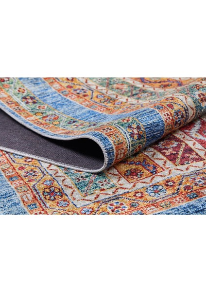 Caykovski Turuncu Modern Polyester Dijital Baskı Halı
