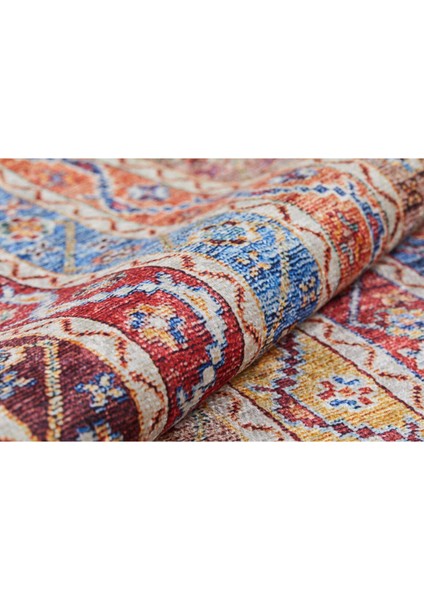 Caykovski Turuncu Modern Polyester Dijital Baskı Halı