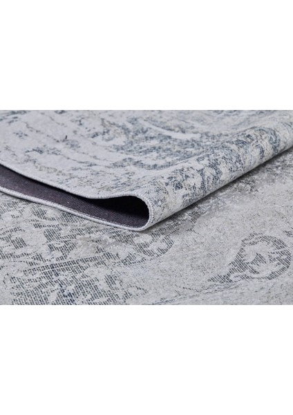 Borisoglebsk Gri Modern Polyester Dijital Baskı Halı