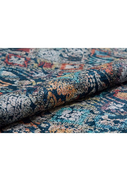 Litkarino Yeşil Modern Polyester Dijital Baskı Halı