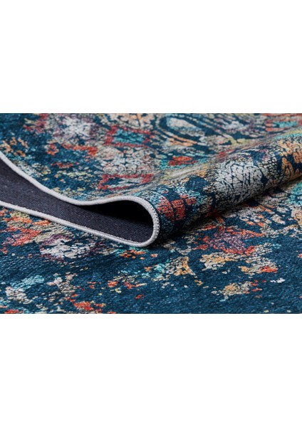 Litkarino Yeşil Modern Polyester Dijital Baskı Halı
