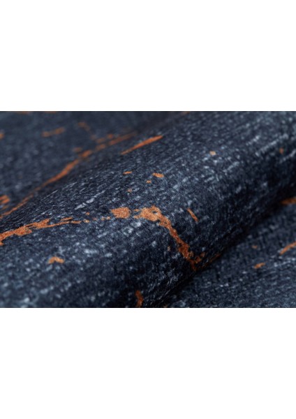 Tihvin Antrasit Modern Polyester Dijital Baskı Halı
