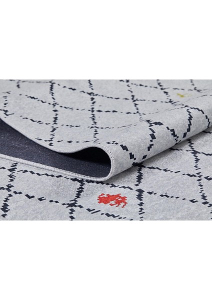 Belovo Gri Modern Polyester Dijital Baskı Halı