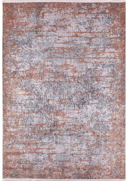 Gushrustalni Kahverengi Modern Polyester Dijital Baskı Halı