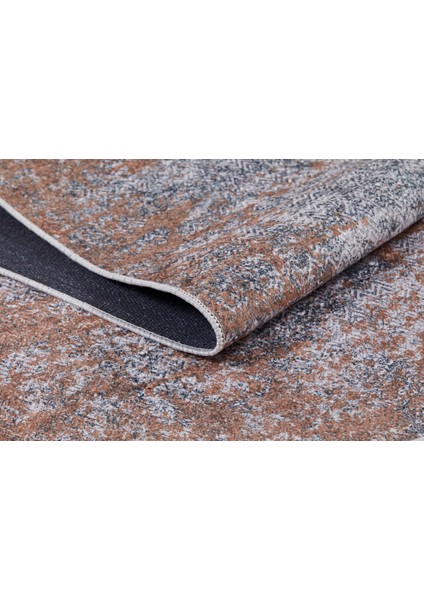 Gushrustalni Kahverengi Modern Polyester Dijital Baskı Halı