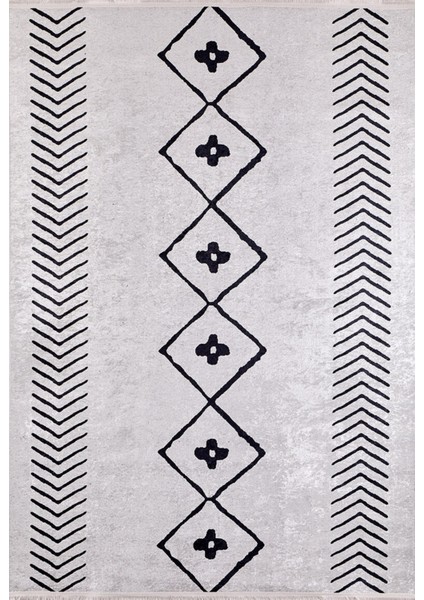 Ilimsk Gri Modern Polyester Dijital Baskı Halı