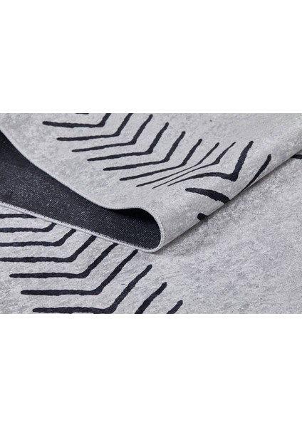 Ilimsk Gri Modern Polyester Dijital Baskı Halı