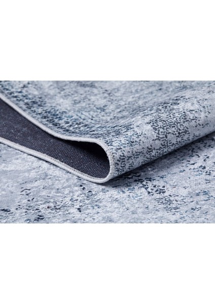Polevskoy Gri Modern Polyester Dijital Baskı Halı