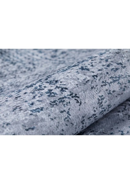 Polevskoy Gri Modern Polyester Dijital Baskı Halı