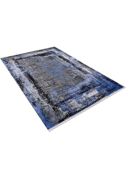 Pavlovo Antrasit Modern Polyester Dijital Baskı Halı