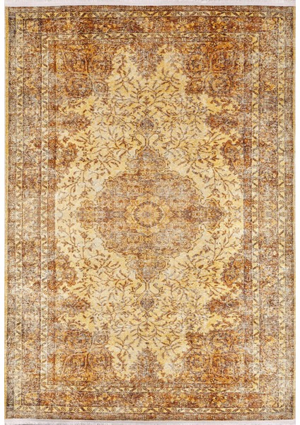 Sosnovibor Gold Eskitme Polyester Dijital Baskı Halı