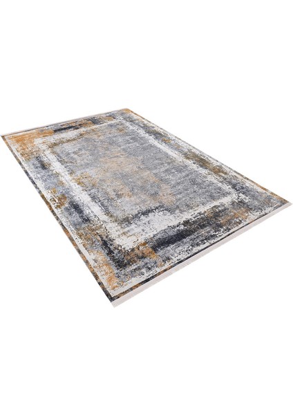 Kotlas Antrasit Modern Polyester Dijital Baskı Halı