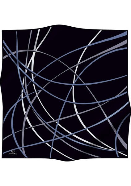 Kadın Twill Ipek Eşarp Siyah - Indigo DGN50487 (Tivil İpek) fiyatları
