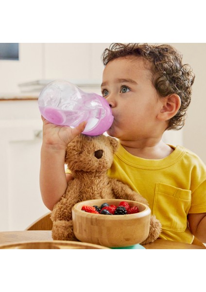 Tıklama Kilitli Uçlu Pipetli Alıştırma BARDAĞI,12AY+,296ML,2LI Paket