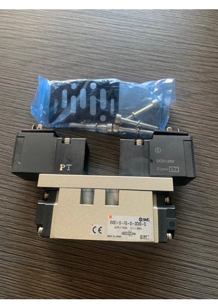 Solenoıd Valf Smc 24VCC Iso1 Evs7-6-Fg-D-3cvo-Q