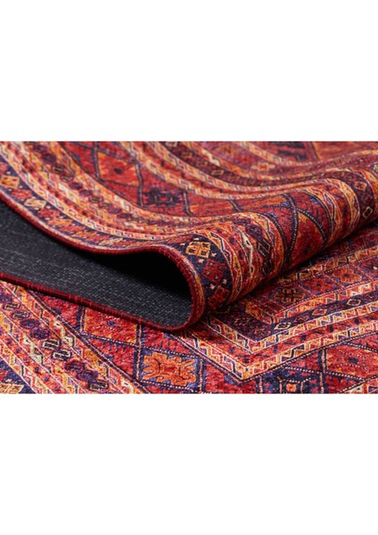 Serov Kırmızı Modern Polyester Dijital Baskı Halı modelleri