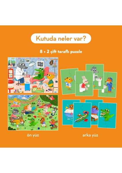 My Self Care Routine : Çift Taraflı 8 + 2 Puzzle