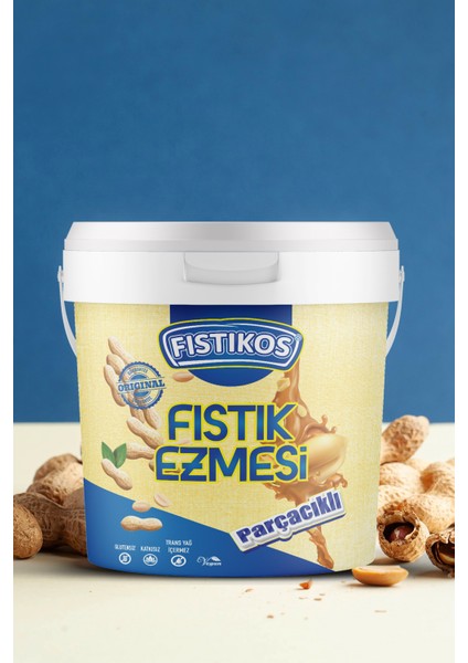 Tatlı & Parçacıklı Yer Fıstığı Ezmesi 1kg modelleri