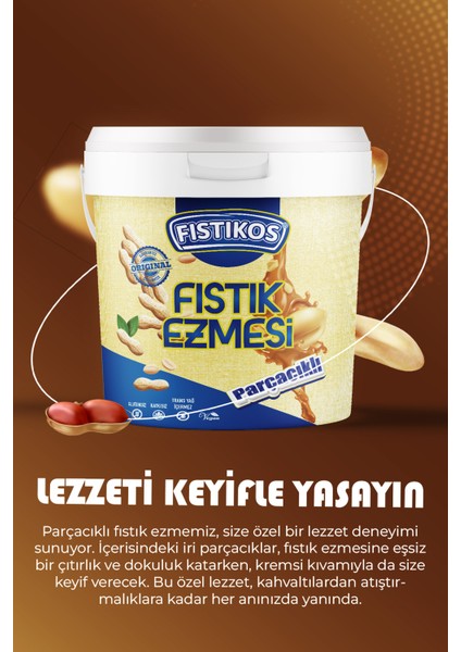Tatlı & Parçacıklı Yer Fıstığı Ezmesi 1kg indirimleri