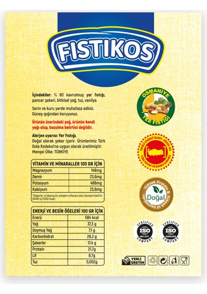 Tatlı & Parçacıklı Yer Fıstığı Ezmesi 650 G