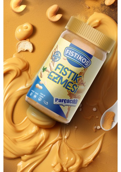 Tatlı & Parçacıklı Yer Fıstığı Ezmesi 650 G