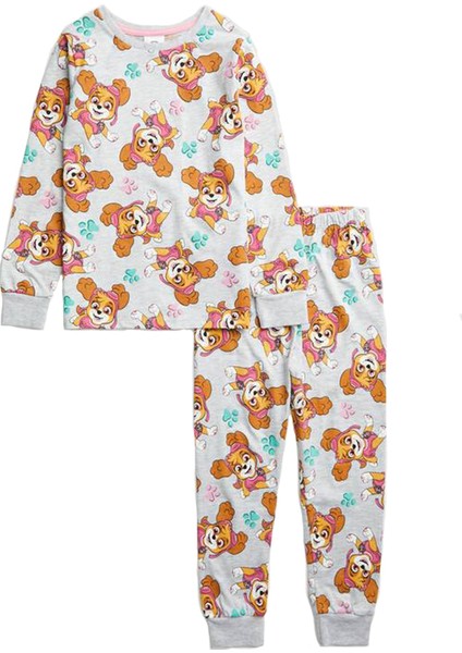 Paw Patrol Kız Çocuk Pijama Takımı