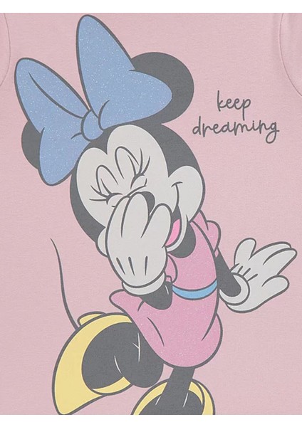 Minnie Mouse Kız Çocuk Pijama Takımı