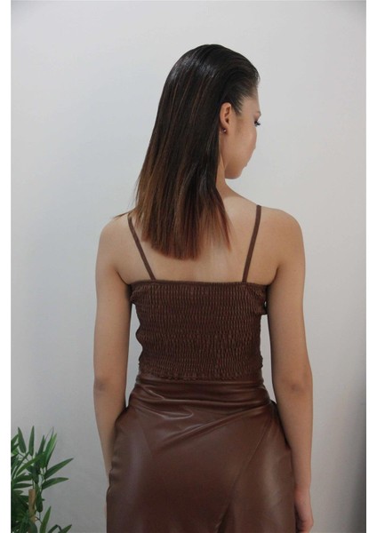 Gipeli Deri Crop Taba