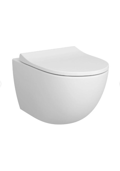 Sento 7748B003-0559 Rim-Ex Asma Klozet, 54 Cm, Beyaz (Kapak Dahil)