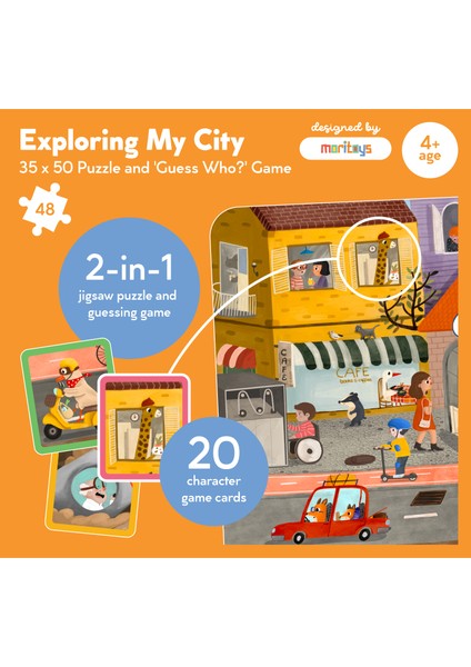 Exploring My City 2-In-1 Puzzle ve Tahmin Oyunu