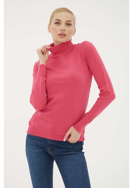 Regular Fit Balıkçı Yaka Kazak Kadın Kazak 23K0780K1