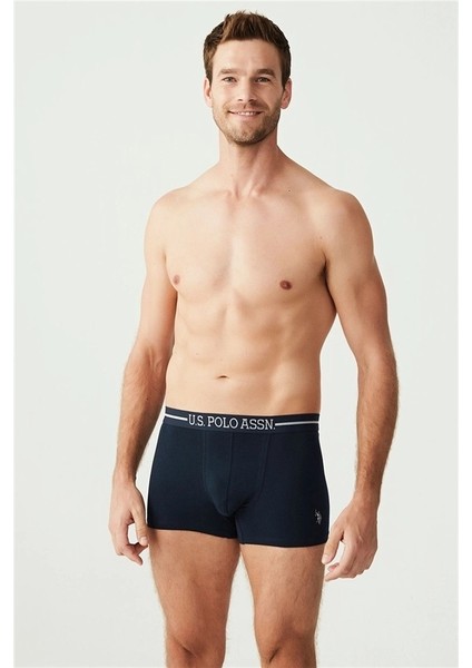 3 Adet Lacivert Melanj Lacivert Ekonomik Paket Erkek Boxer modelleri