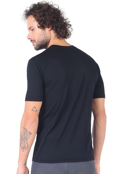 Notus Bisiklet Yaka Yünlü Regular Termal Erkek Tshirt