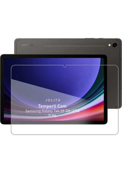 Galaxy Tab S9 11 Inç SM-X710 Uyumlu Temperli Ekran Koruyucu Kırılmaz Cam Glass X710 X715 X717