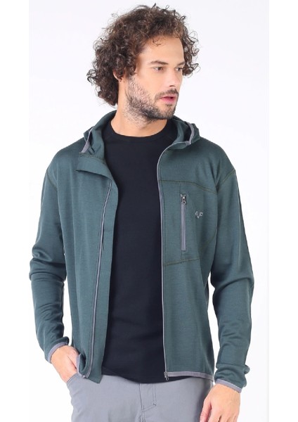 Maestro Fermuarlı Kapüşonlu Erkek Sweatshirt - Gre modelleri