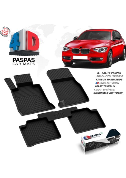 Bmw 1 Serisi F20 4D Havuzlu Paspas 2011-2019 A+ Kalite