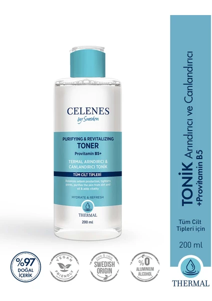 Celenes By Sweden Arındırıcı ve Canlandırıcı Thermal Tonik 200 ml