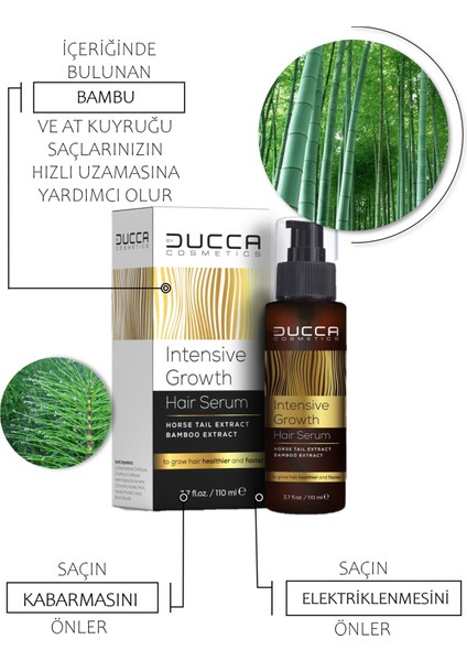 Hair Care Serum/Bakım Yağı Bamboo + Horse Tail (Saç Uzatıcı Serum)