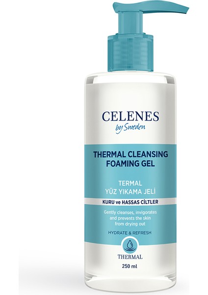 Celenes Thermal Yüz Yıkama Jeli Kuru/Hassas Ciltler 250 ML