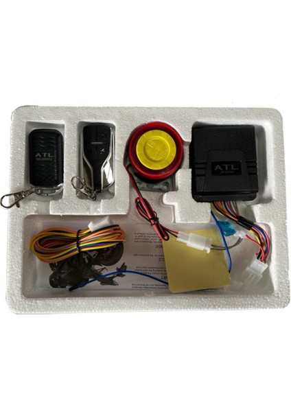Alarm Motosiklet (2 Kumandali) Start + Stop