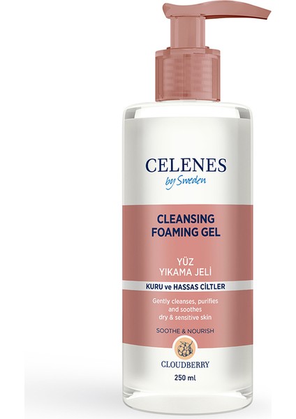 Celenes By Sweden Cloudberry Temızleme Jelı 250 ml Kuru - Hassas