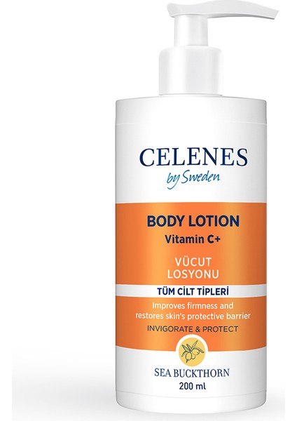 Celenes By Sweden Sea Buckthorn Vucut Losyonu 200 ml