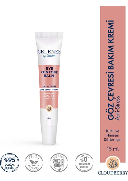 Celenes By Sweden Cloudberry Göz Çevresi Bakım Kremi 15 ml