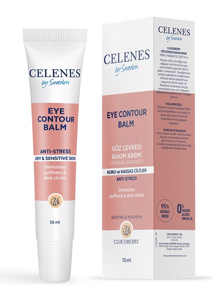 Celenes By Sweden Cloudberry Göz Çevresi Bakım Kremi 15 ml