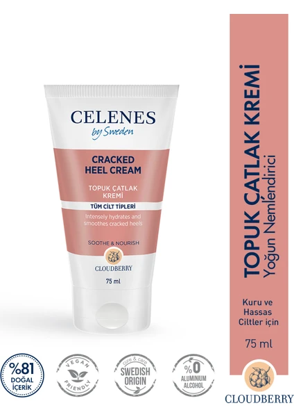 Celenes Cloudberry Topuk Çatlak Kremi 75 ML